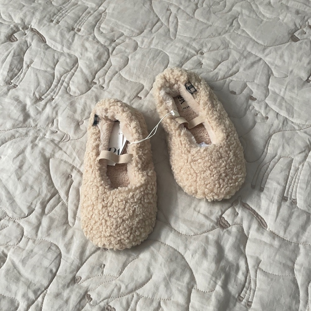 Zara shearling shoes